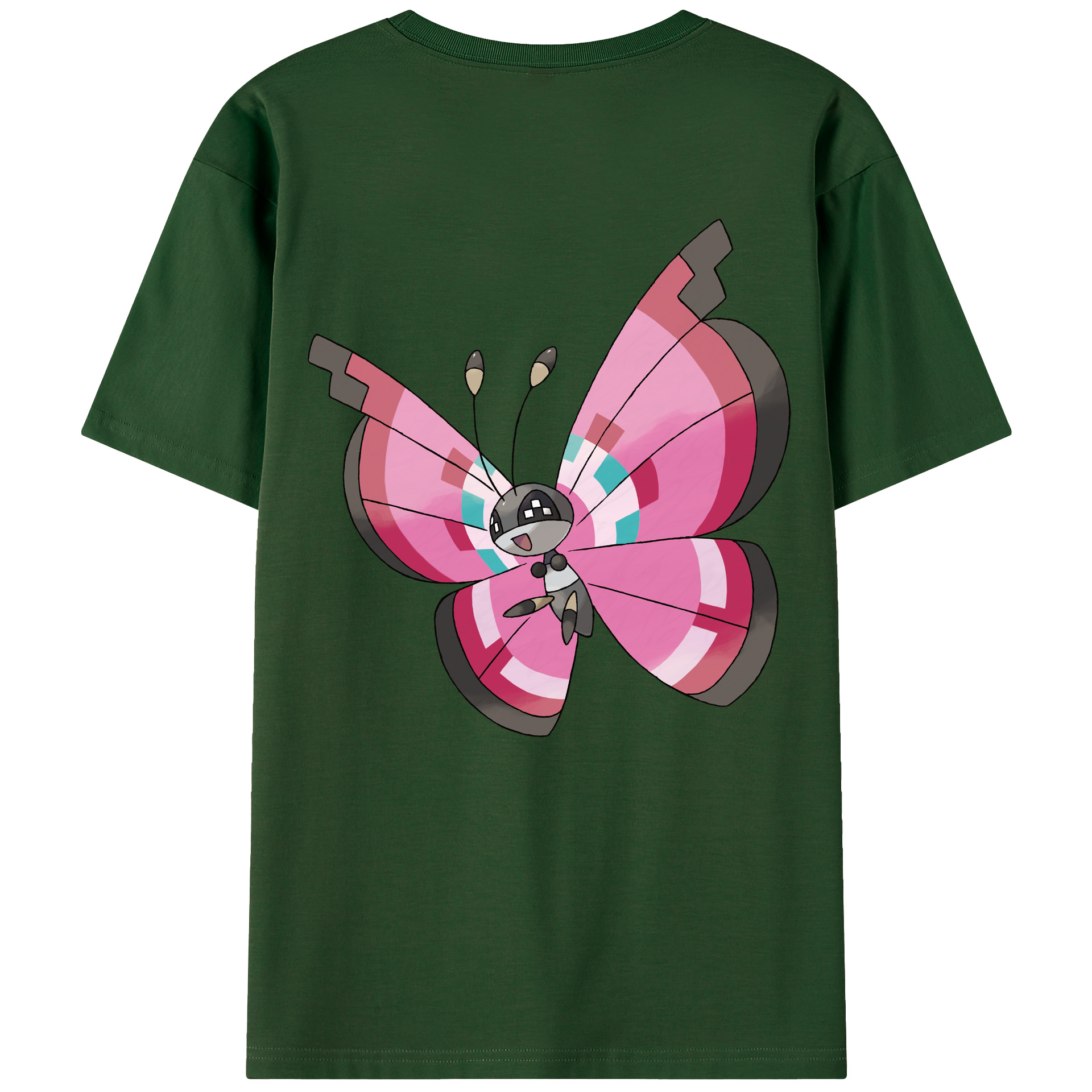 （画像用） ポケットモンスター Pokémon 綿100％半袖Tシャツ（背面プリント）